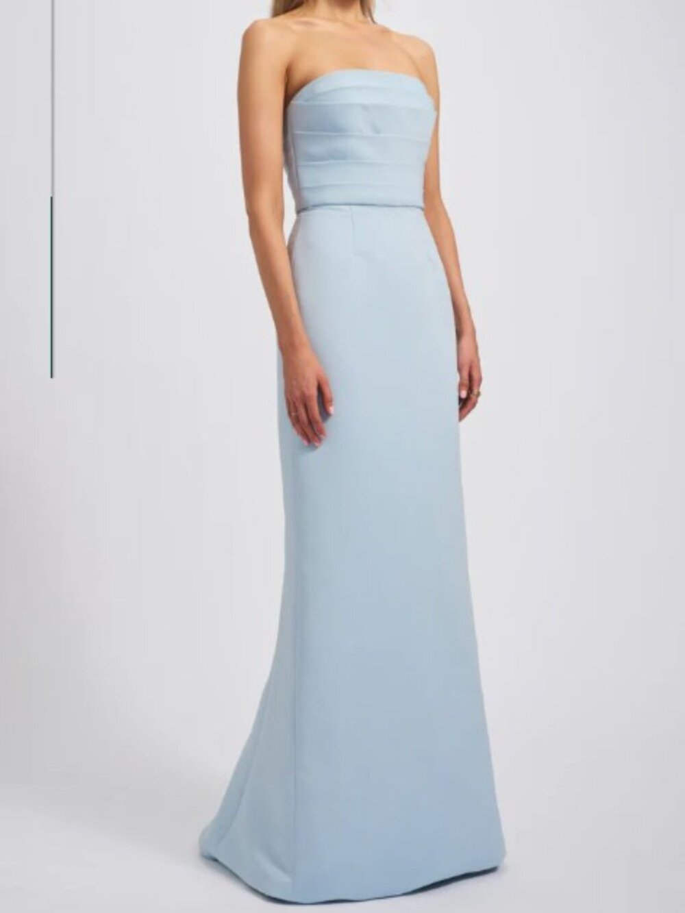 Amsale Sonia Strapless Bridesmaid Dress - Picture 2 of 4